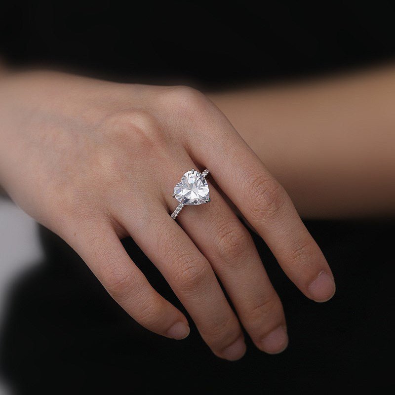 AMOR HEART RINGengagement ringsFashion jewellerySterling silver rings