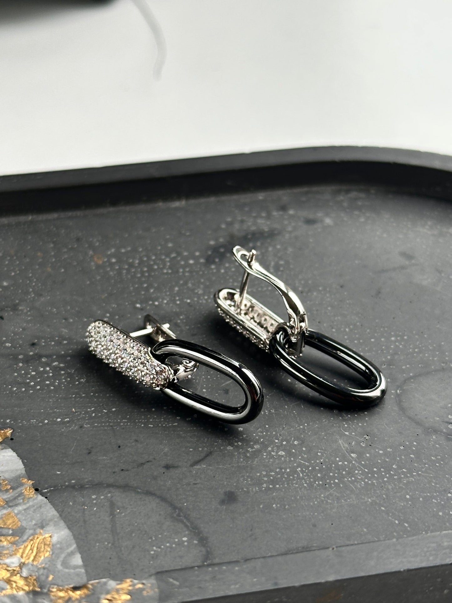 Silver plated earrings gold plated jewelry for women