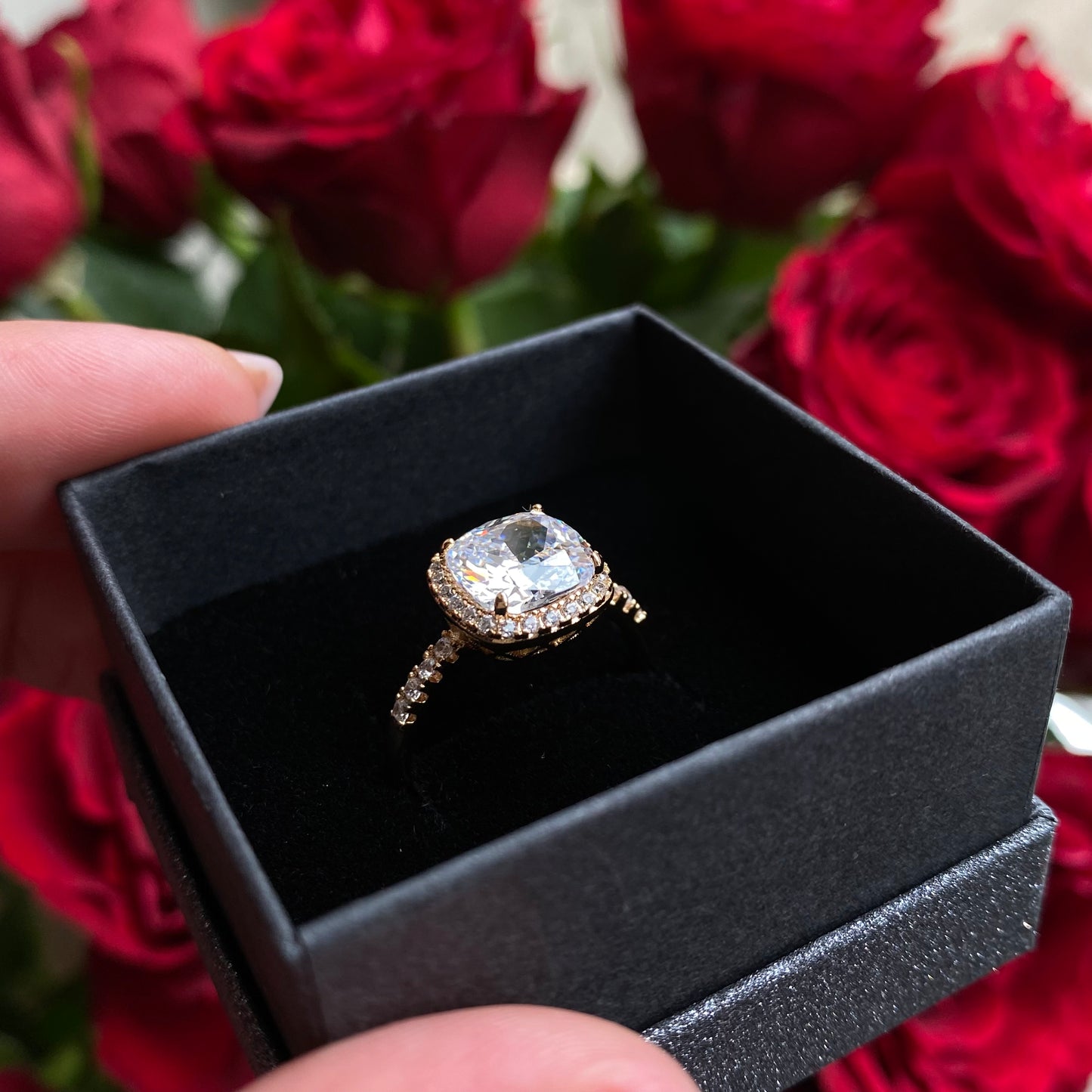Gold-plated ring "Mendija"