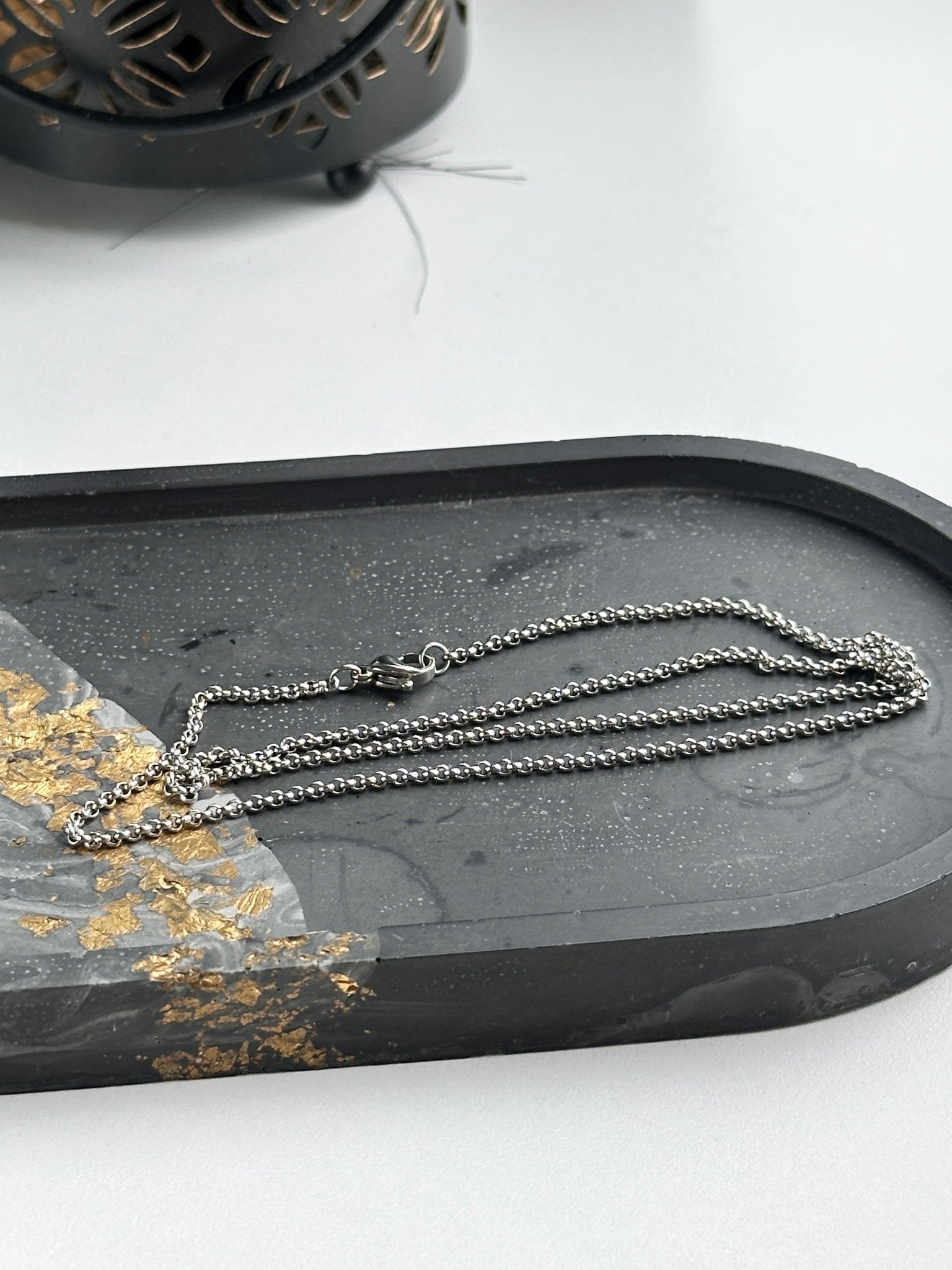 Silver plated chain gold plated jewelry for women
