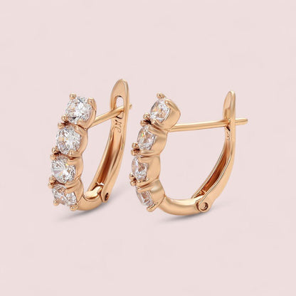 Apzeltīti auskari “Amēlija”