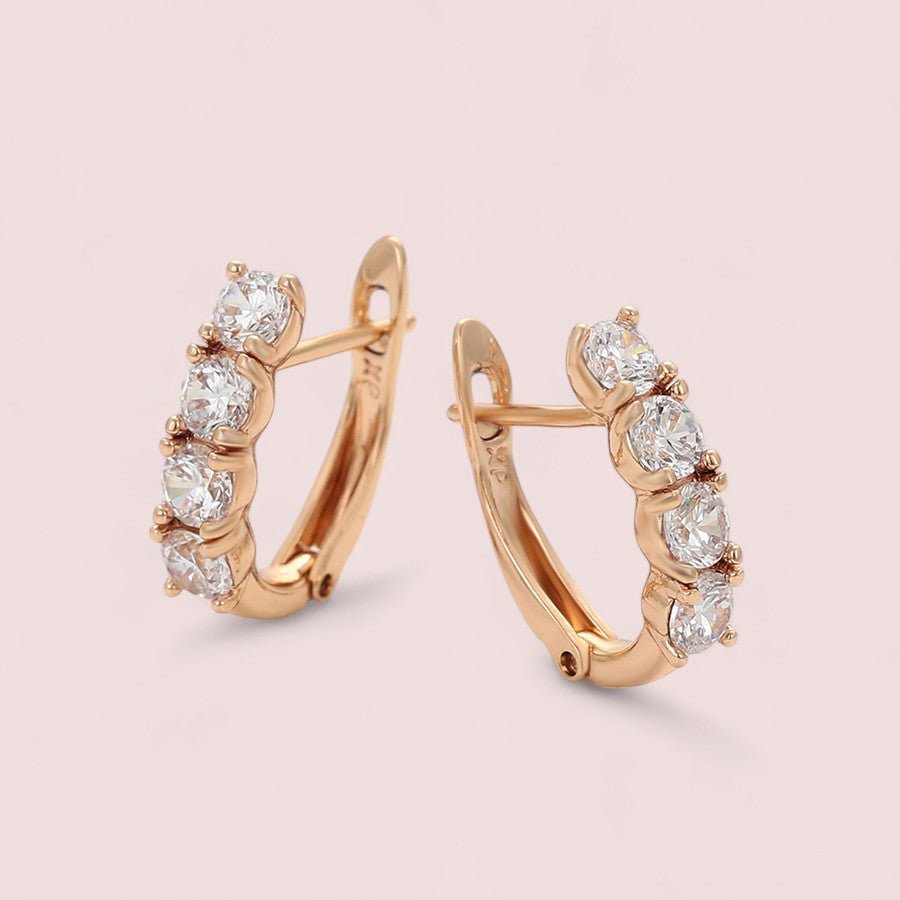 Apzeltīti auskari “Amēlija”