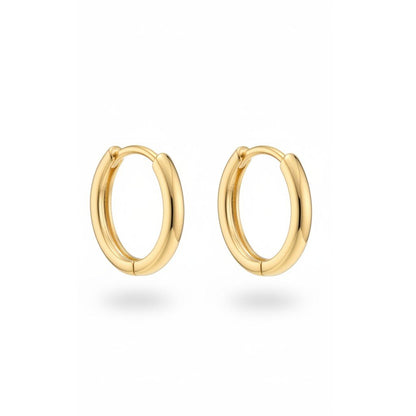 Apzeltīti klasiskie riņķīši - 18k - apzeltita - rotas