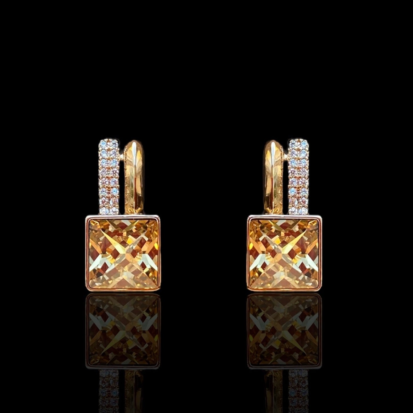 Athena Luxe Crystal EarringsEarrings for giftsElegant earrings for womenElegant jewelry for special occasions