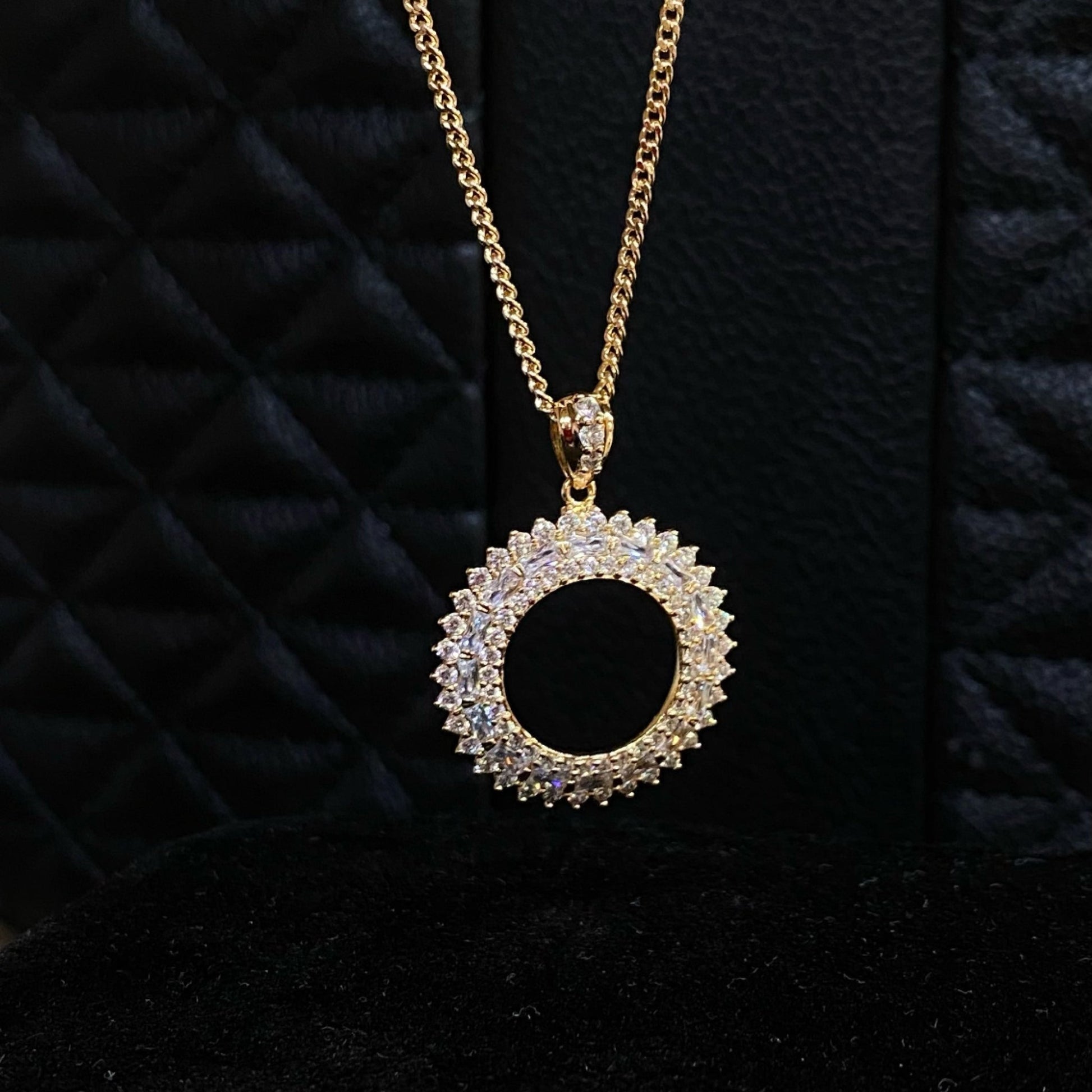 Aurora - 18k Gold - Plated Zircon Pendant Necklace