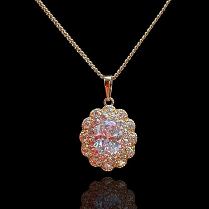 Bali Glow 18k Gold - Plated Zirconia Necklace