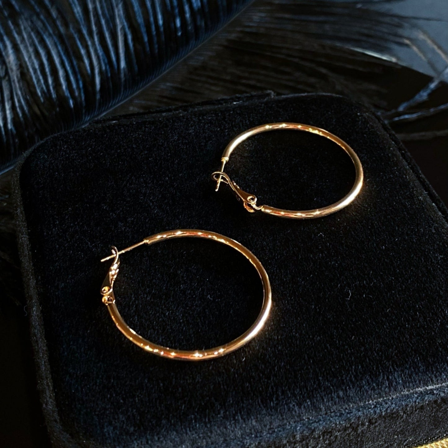 Bella Gold - Women's Gold - Plated Hoop Earrings