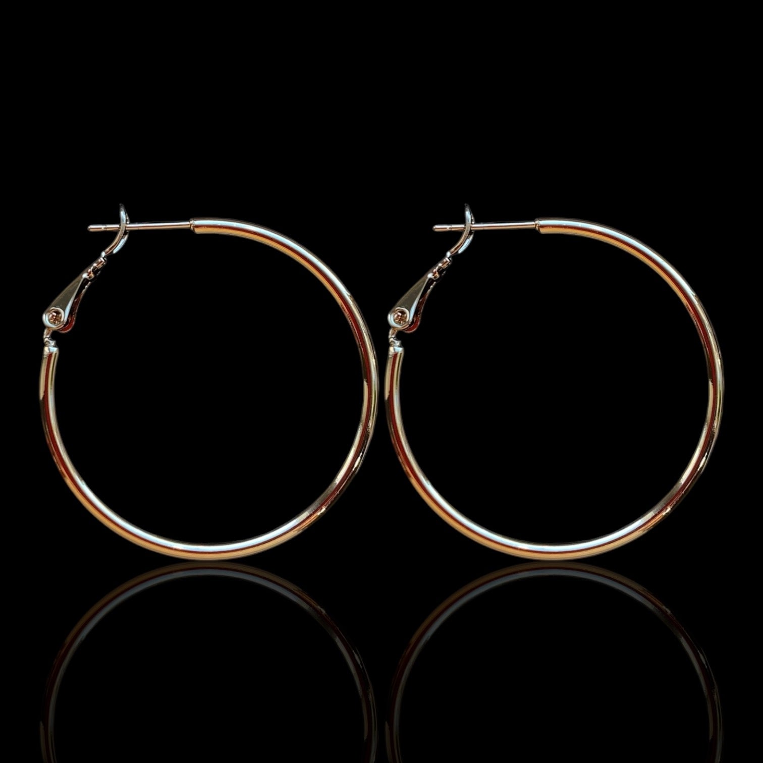 Bella Gold - Women's Gold - Plated Hoop Earrings