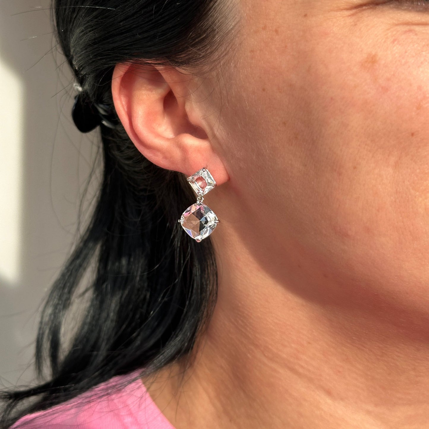  - Crystal Drop – Nokareni nagliņu auskari - 3