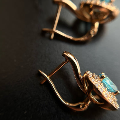 Femme Élégante - Gold Plated Earrings 18k Gold - Plated Earrings Elegant Earrings Elegant Jewelry