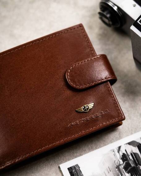 Gift Set: Elegant Leather Wallet, Card Holder, and Keychain card holder durable leather genuine leather