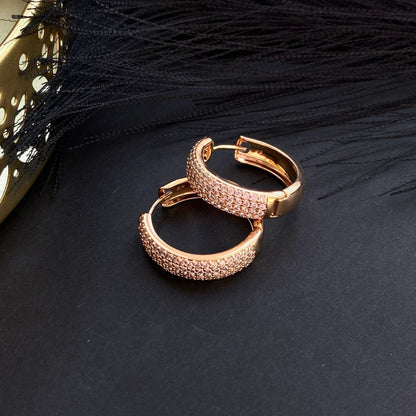  - Glam Pavé – Izteiksmīgi riņķīšu auskari - 4