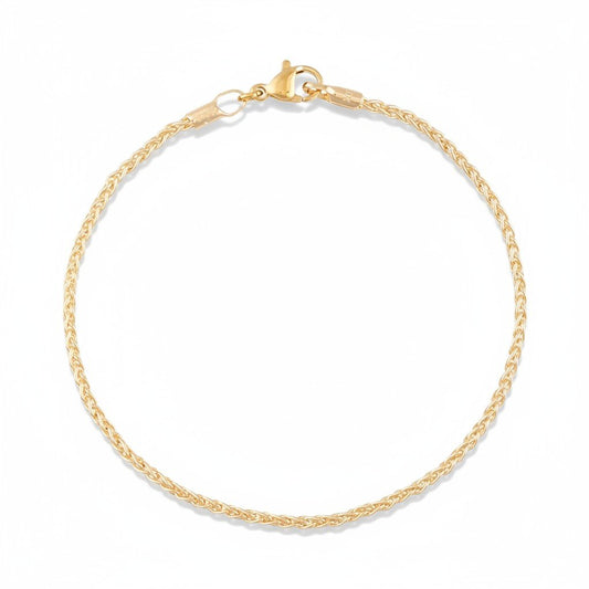 Golden Whisper – 18k apzeltīta smalka rokassprādze - 18k - apzeltita - rotas