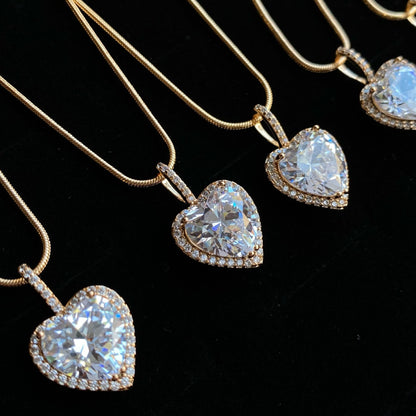 Heart Radiance 18k Gold - Plated Necklace