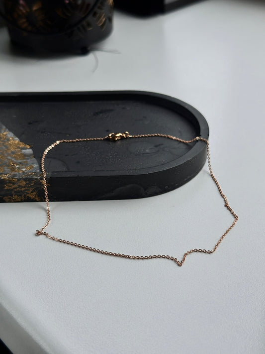 Chain 35cm (fine) gold-plated jewelry for women