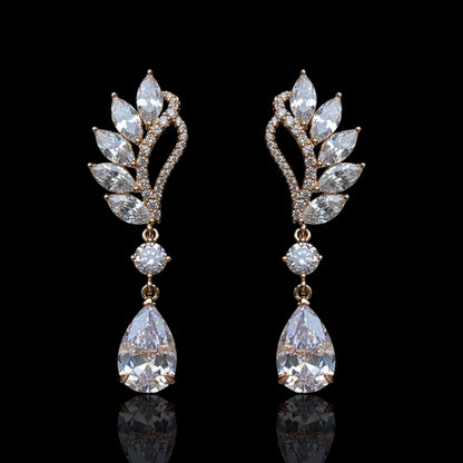 Lumière de Paris EarringsBridal jewelryCrystal drop earringsElegant Earrings