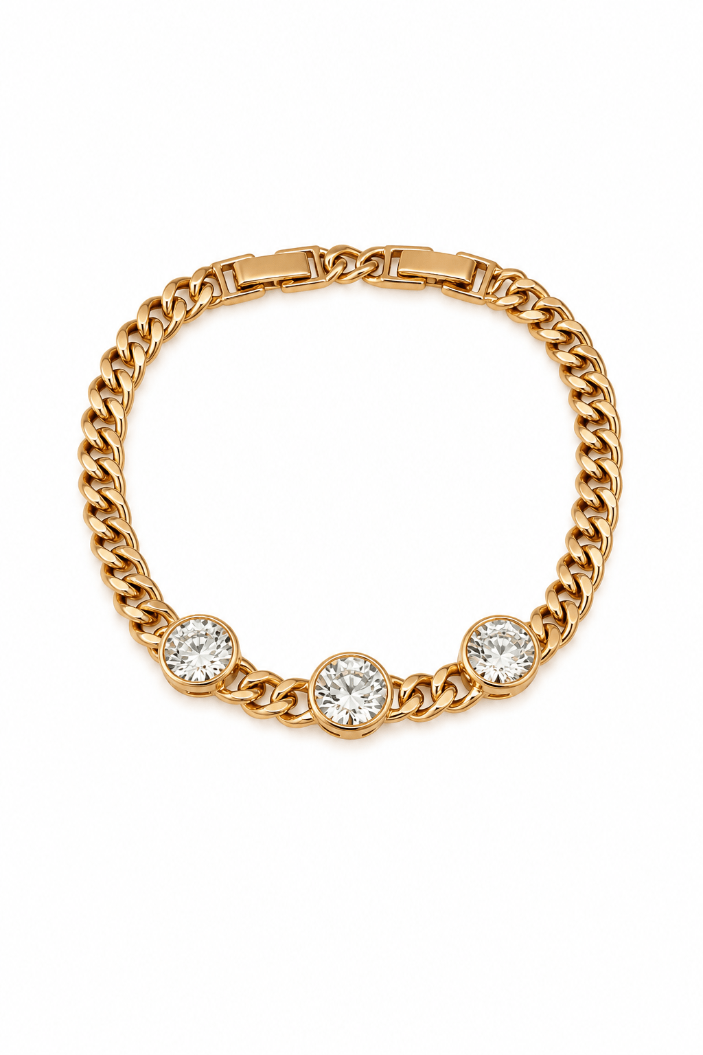 Madara - 18k gold plated chain bracelet gold plated jewelry for women