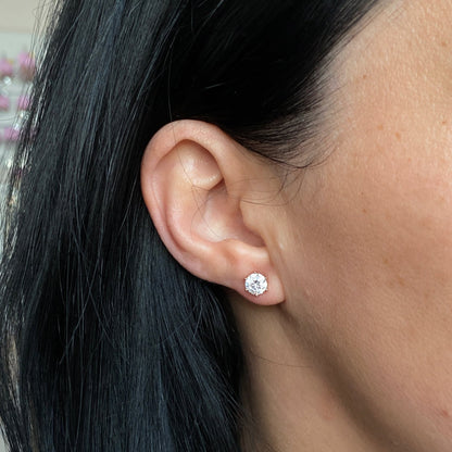 Nagliņu auskari "Dārta" - 18k - apzeltita - rotas