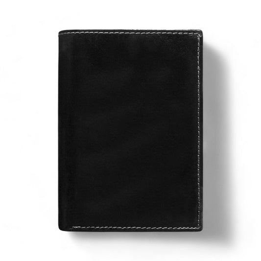 Natural Leather Wallet for MenBlack leather walletClassic men's walletCompact wallet