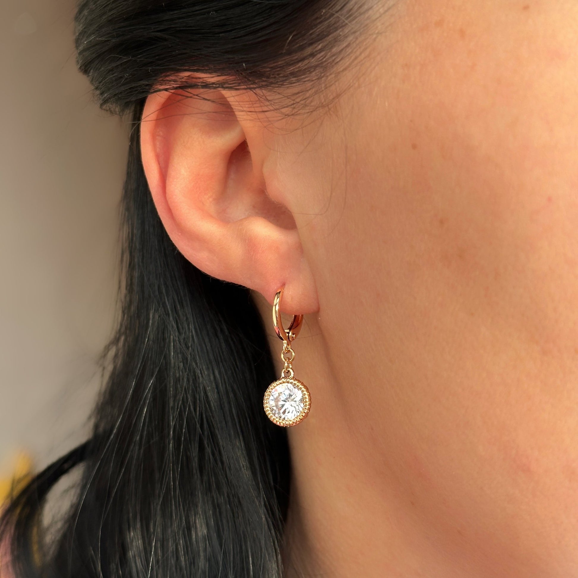  - Radiant Drop – auskari ar mirdzošu kristālu - 2