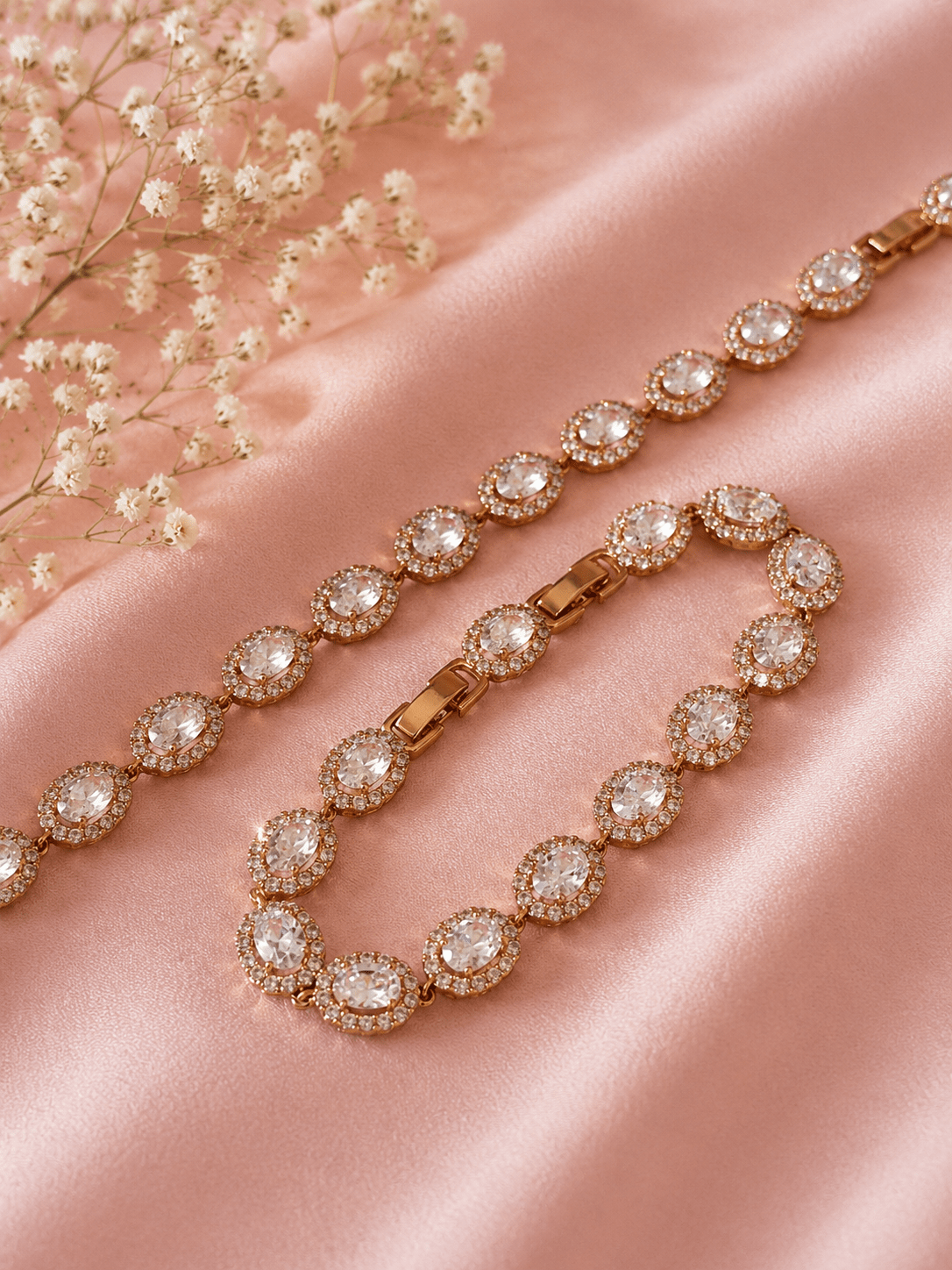Sofia - 18k Gold Plated Bracelet with Cubic Zirconia Gold Plated Jewelry for Women
