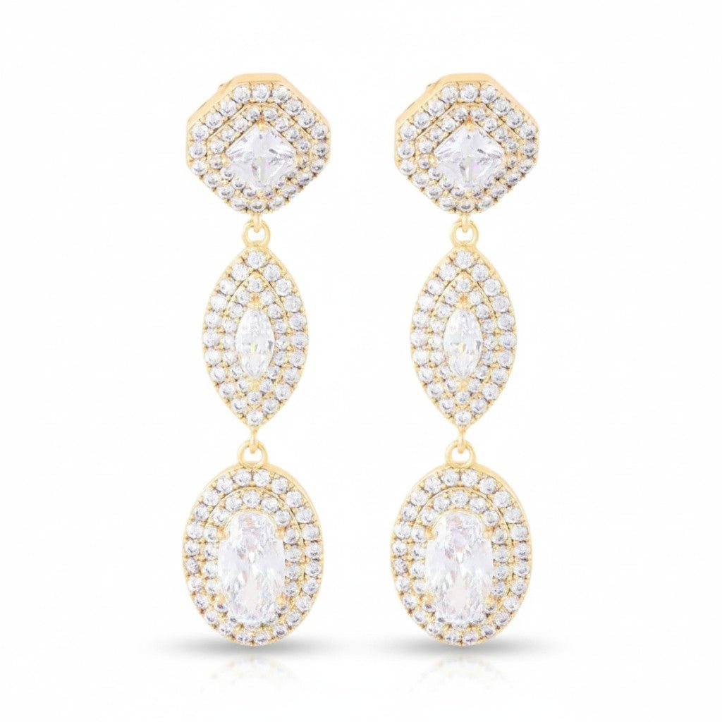  - Triple Glow – Grezni auskari ar trīskāršu mirdzumu - 1