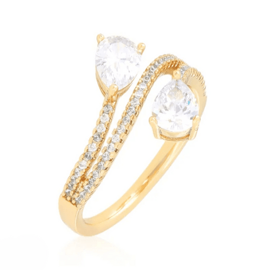  - Twins Glow – Divu kristālu gredzens - 1